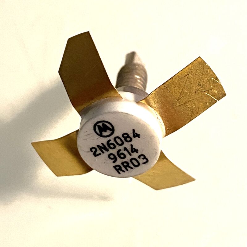 Motorola 2N6084 RF Power Transistor 40W 12V 175 MHz 3/8"