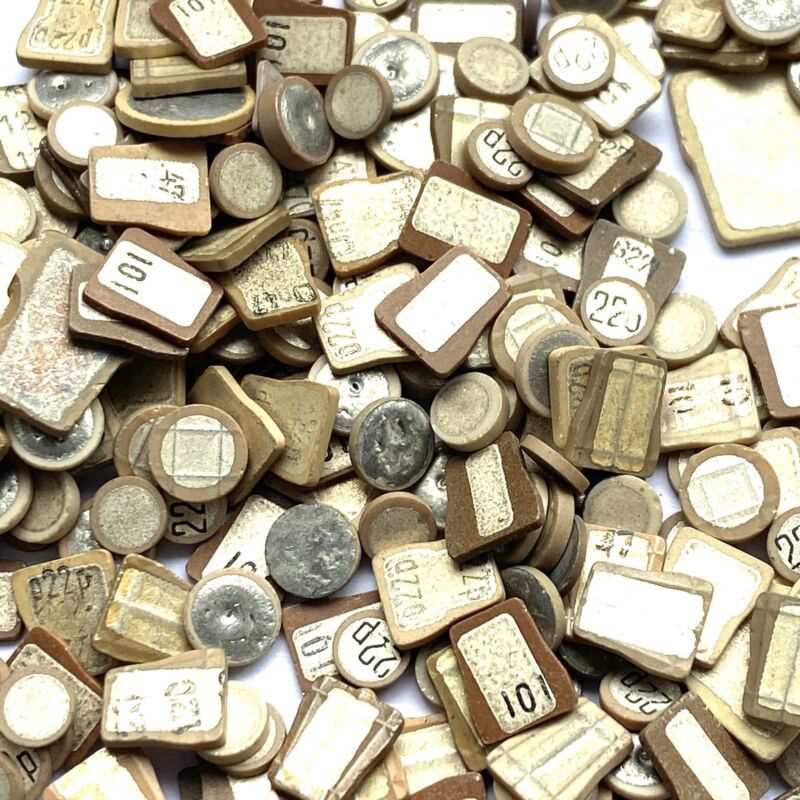 Chip and trapezium capacitors