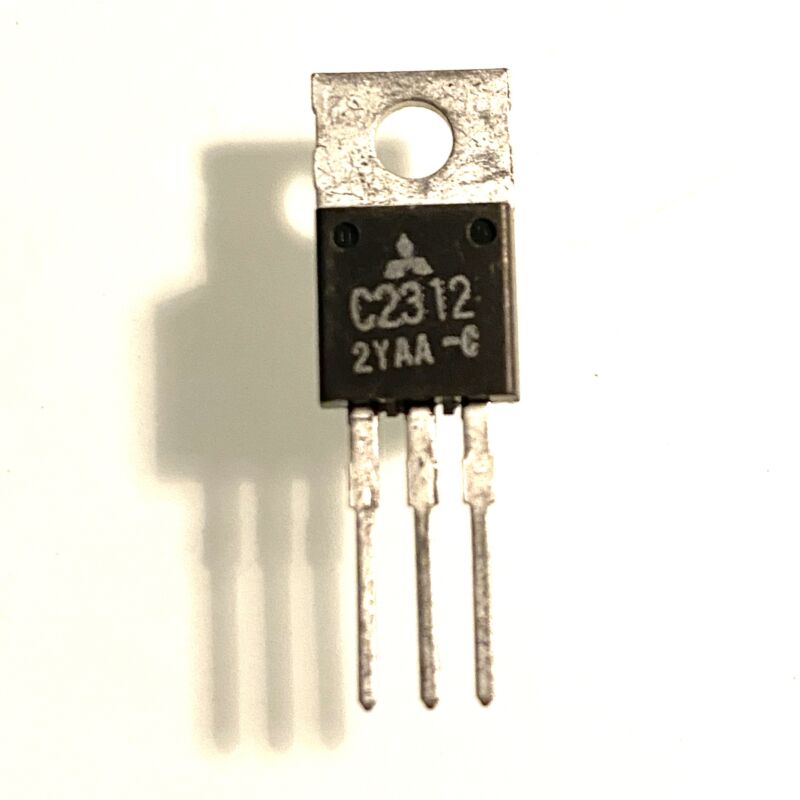 Mitsubishi 2SC2312 RF POWER TRANSISTOR NPN 60V 6A 8,5W TO220 27MHz