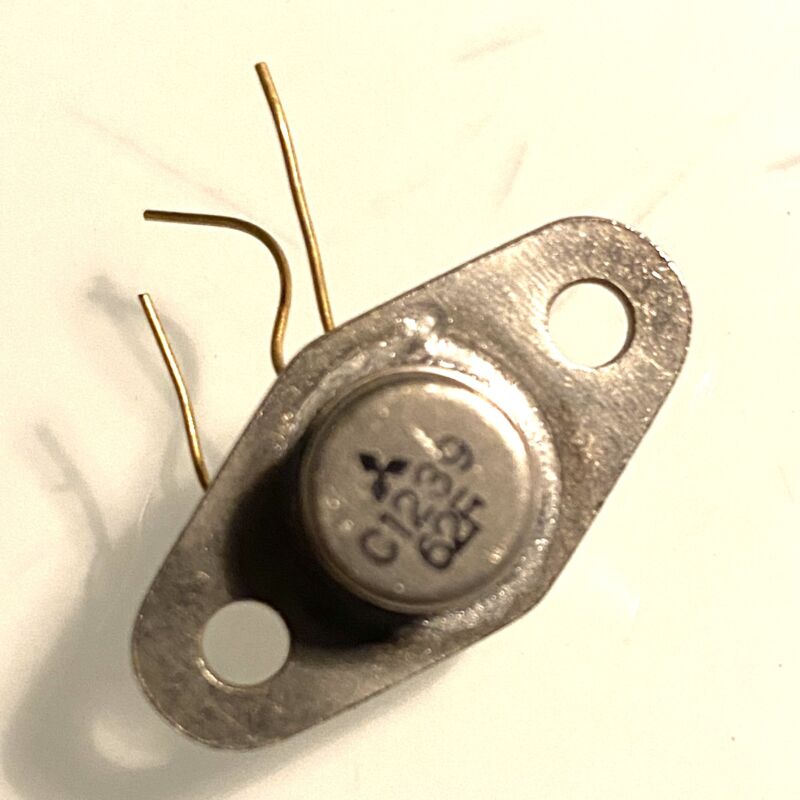Mitsubishi 2SC1239  RF POWER TRANSISTOR NPN  60V 3.5W 27MHZ