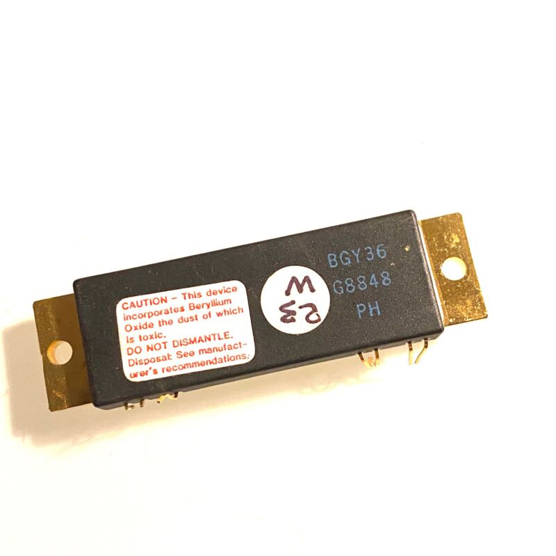 Philips BGY36 VHF Power Amplifier Module 144 MHz - 174 MHz  12.5 V  20 W