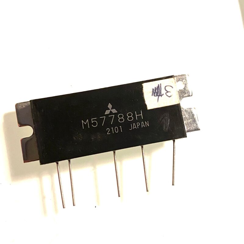 Mitsubishi M57788H RF Power Amplifier Module 450 -470MHz, 13. 5V, 47W, FM MOBILE