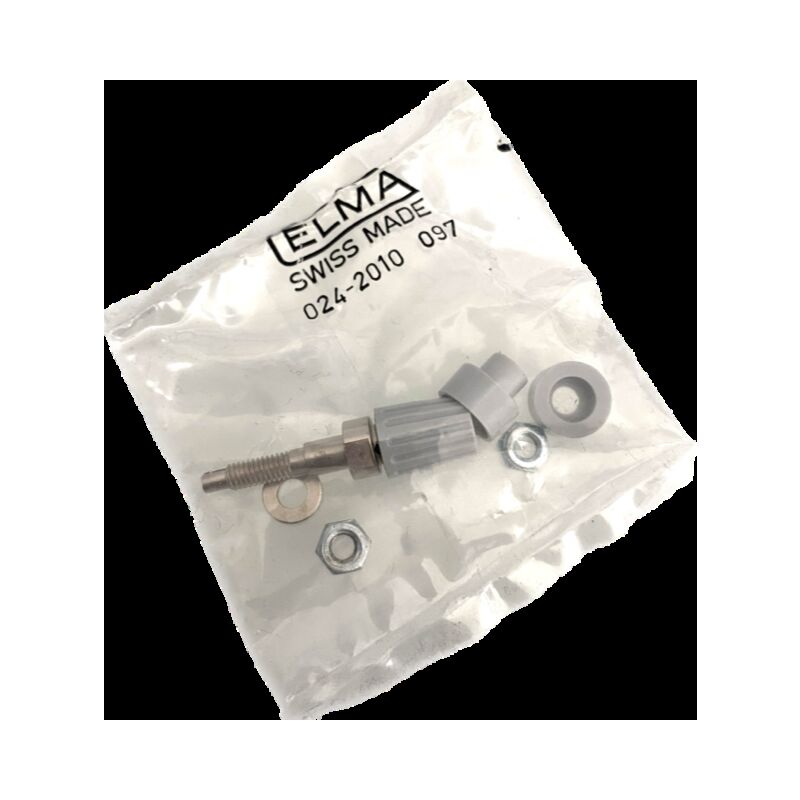 Elma 024-2010 097 Banana binding post gray 4mm