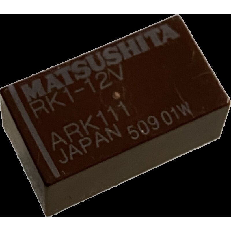Matsushita RK1-12V HF Power relay 20x11x9mm. 50 ohm 12VDC , max. 2 GHz. SPDT
