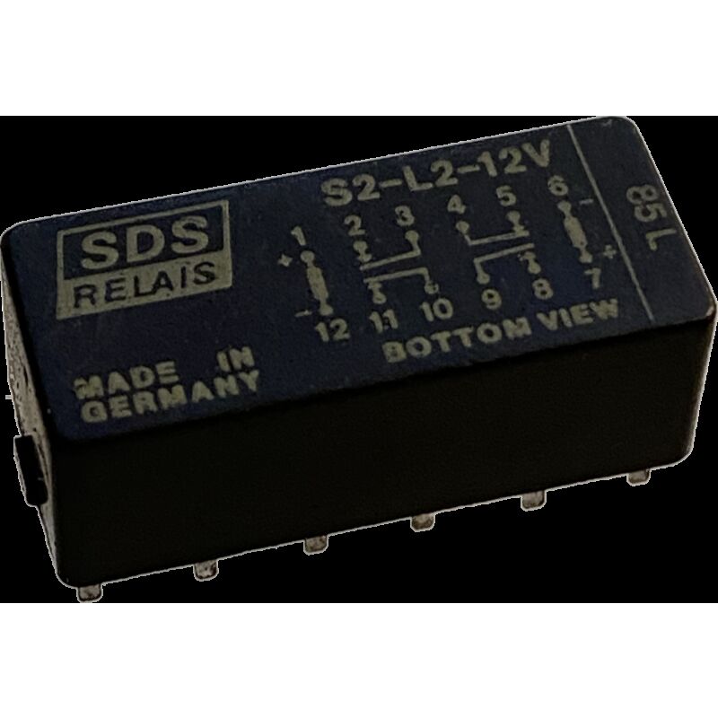 SDS S2-L2-12V High Power HF Relay 450MHz DPDT 12VDC