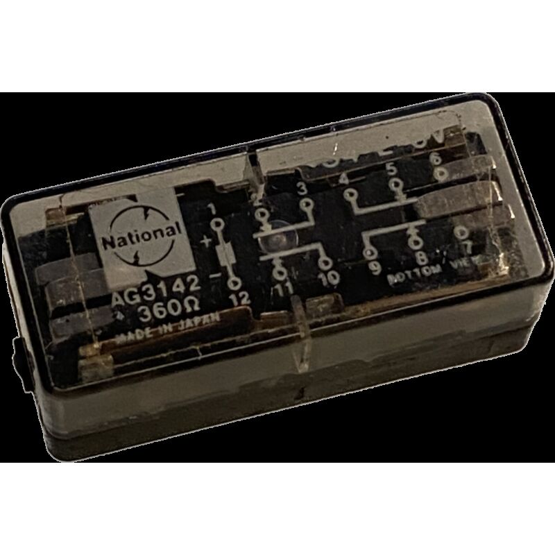 National S4-L1-6V High Power HF Relais 450MHz 2xDPDT 6VDC