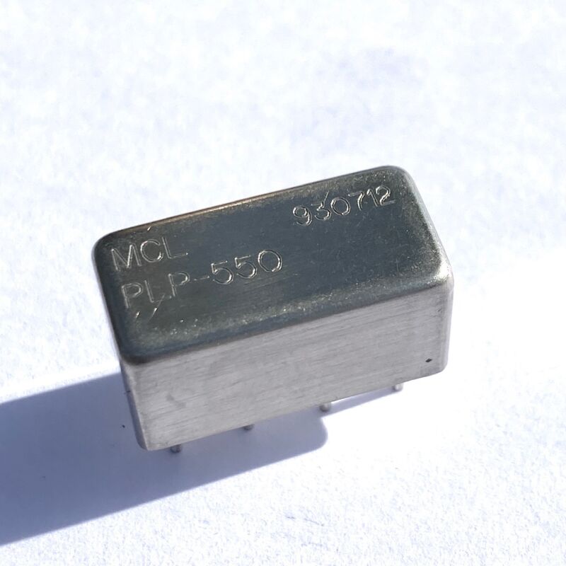 MCL PLP-550 Filter Lowpass DC-550 MHz plug-in