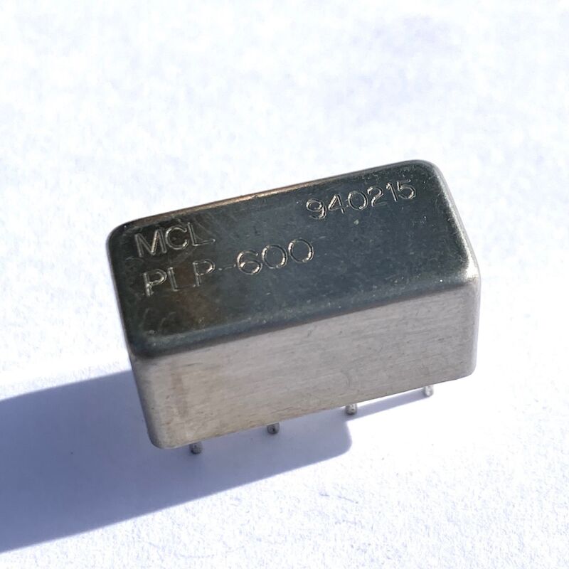 MCL PLP-600 Filter Lowpass DC-600 MHz plug-in