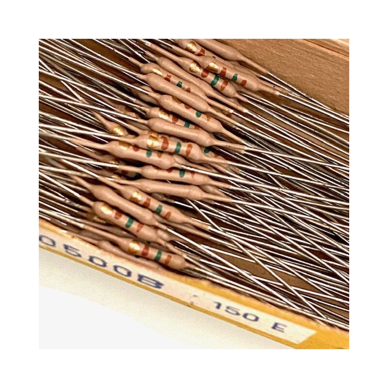 Philips B8 305 00A/B Midget cracked carbon resistors from 10Ω to 10MΩ - 0,1 W