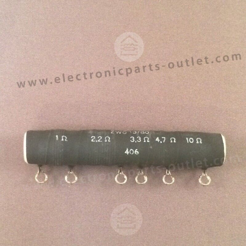 Multistage resistor  1Ω, 2Ω2, 3Ω3, 4Ω7, 10Ω
