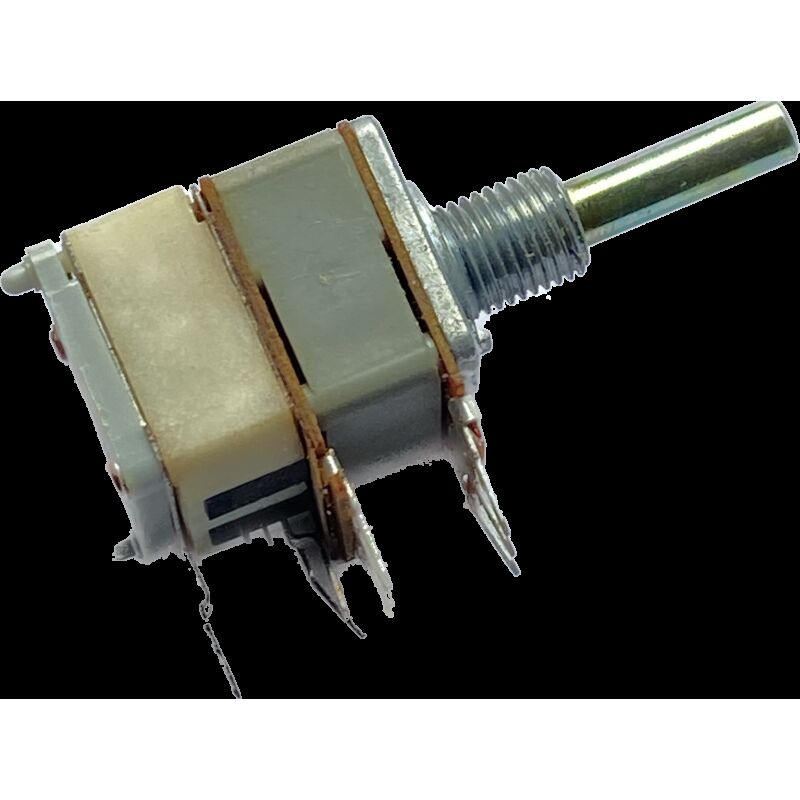 Ruwido Rotary switch 2-position 2 decks,  1-pole change-over per deck, + on/off switch, panel mount