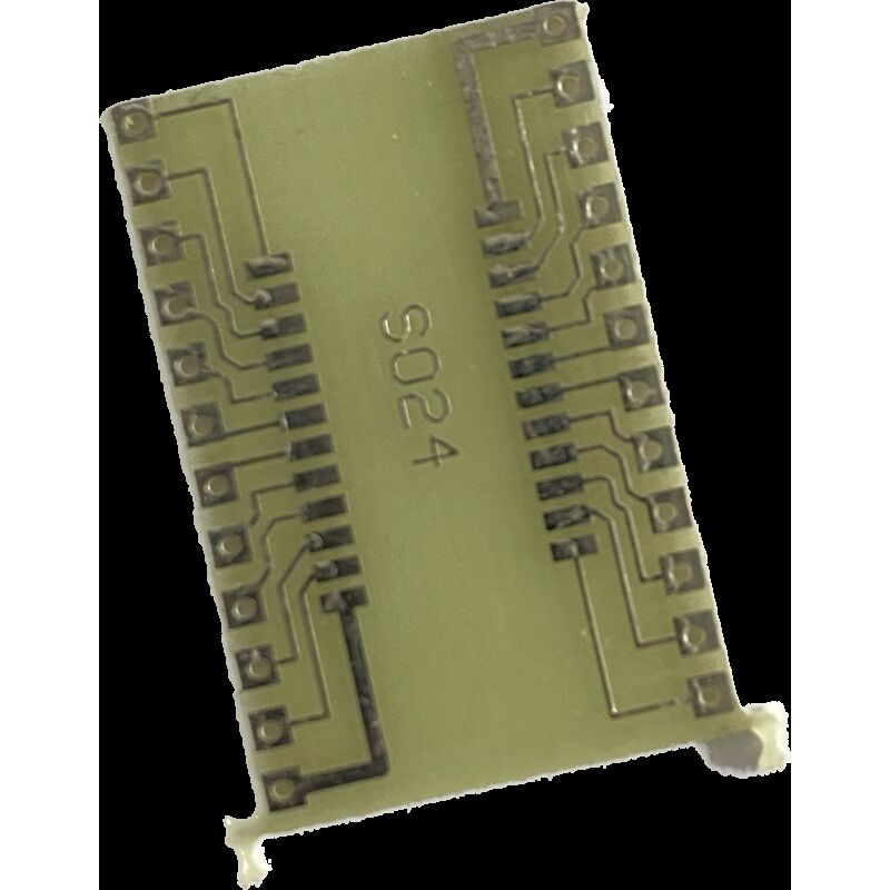Circuit board Breakout adapter SO24  epoxy 31 x 20 x 1mm