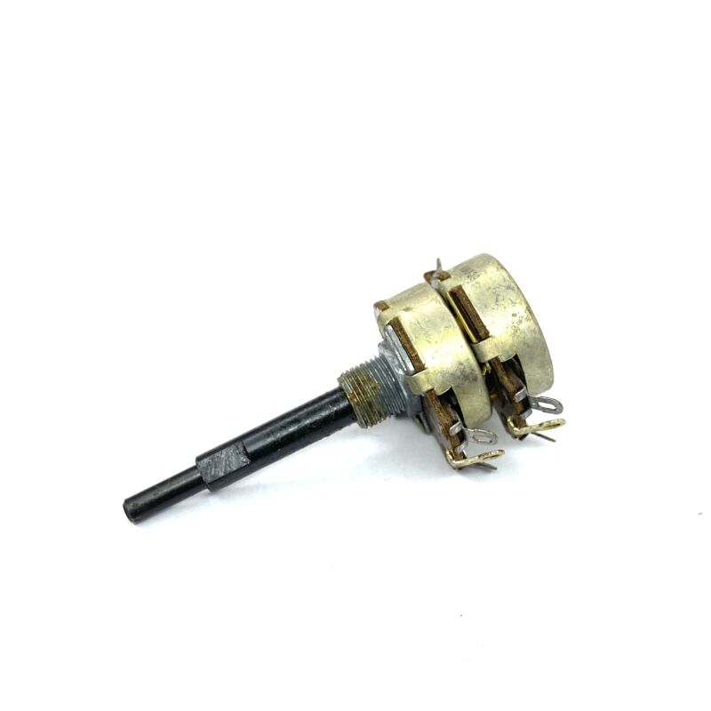 Potentiometer 47k log + 42k - double shaft 6/4mm + branch 5k