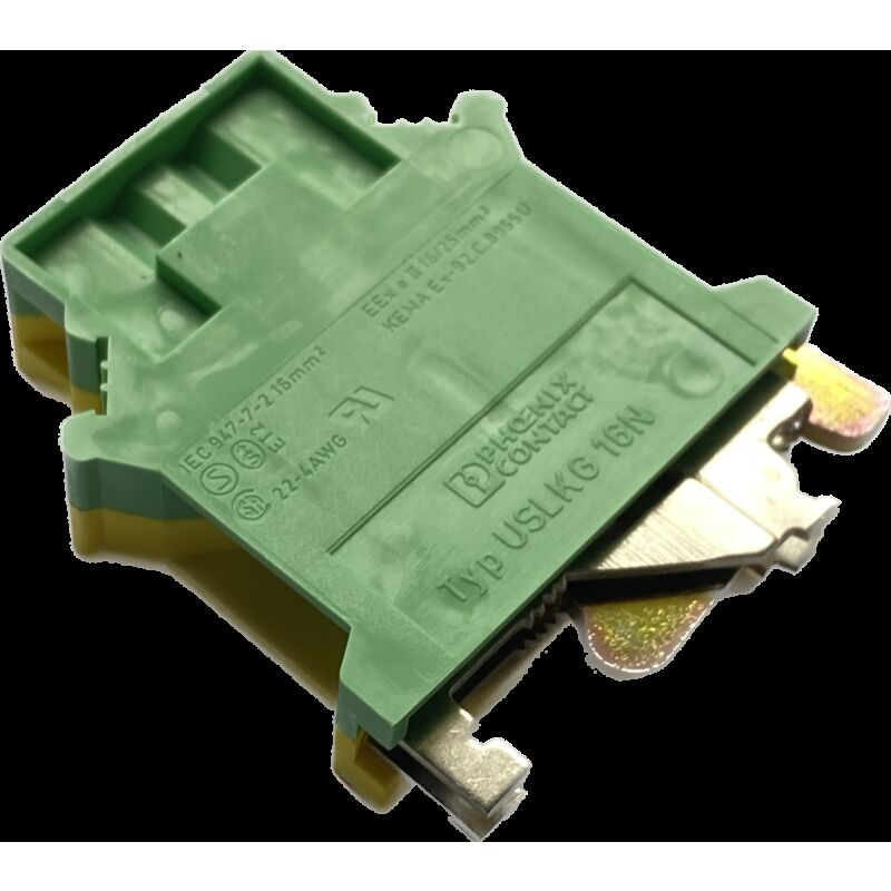 Phoenix USLKG 16N Universal Ground terminal 16mm2, din-rail mount 35mm