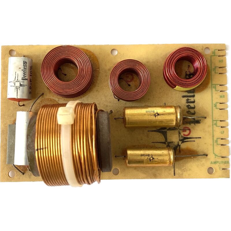 Peerless 3P10 crossover filter network 8Ω - 500/4,000Hz