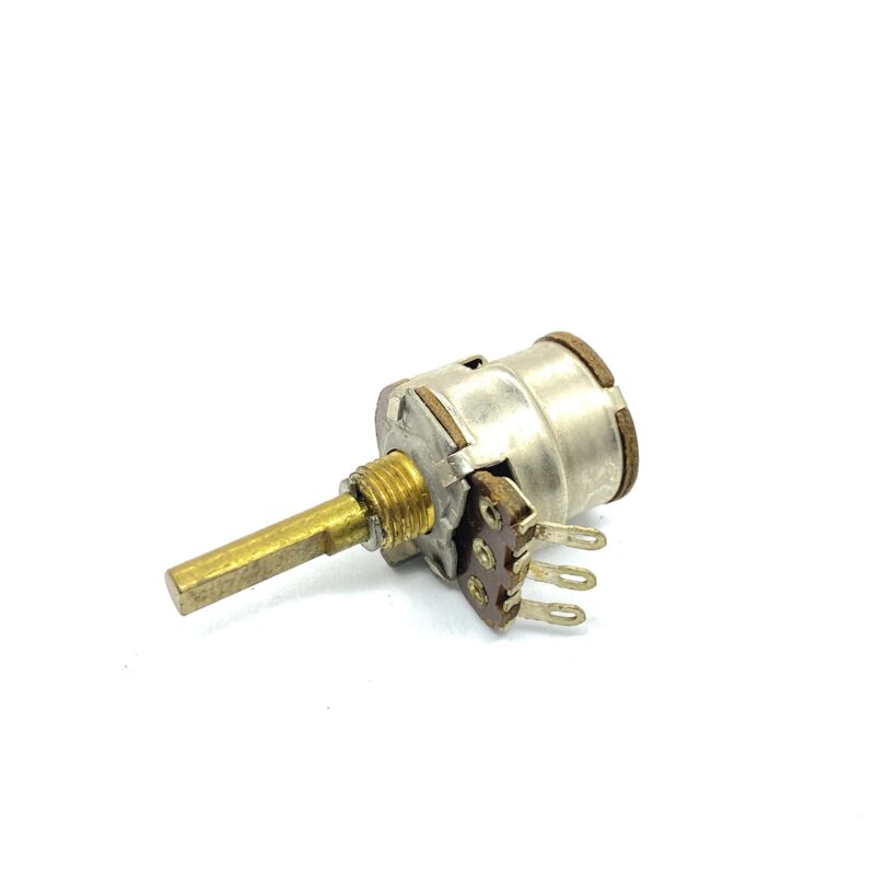 Philips Potentiometer  10k log + turn switch 1xNO - shaft 4mm