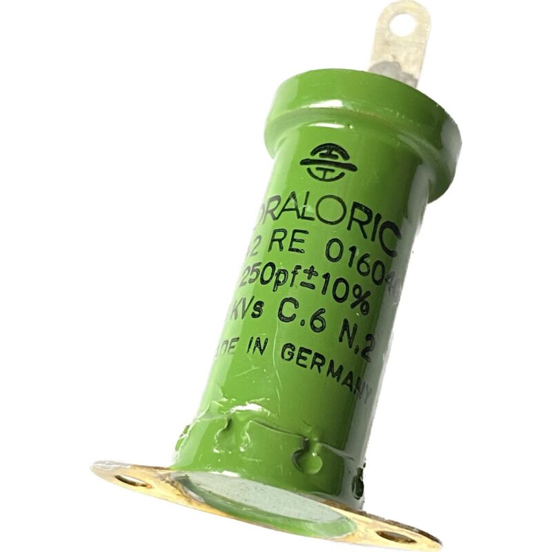 Draloric R42 RE 016040 High Voltage Capacitor 250pF - 3kV (MIL)