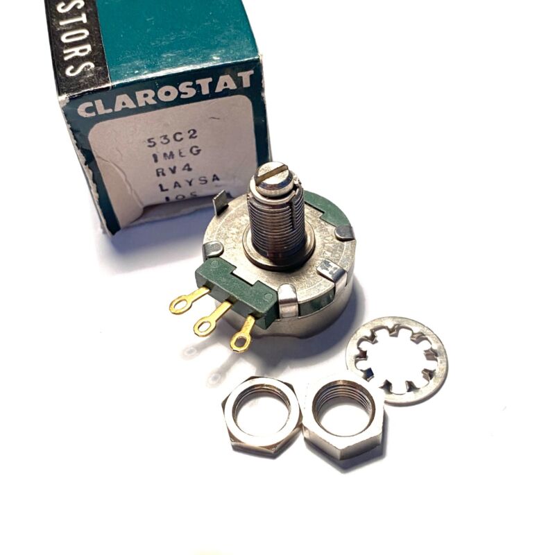 Clarostat RV4LAYSA105A 1M Potentiometer 10% 2W MIL