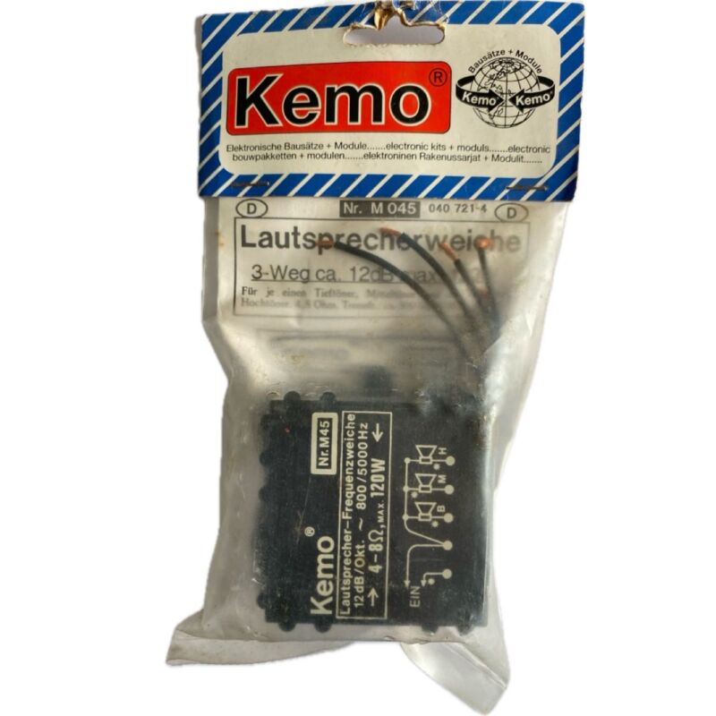 Kemo kit 3 way loudspeaker filter 12dB 120W (M045)