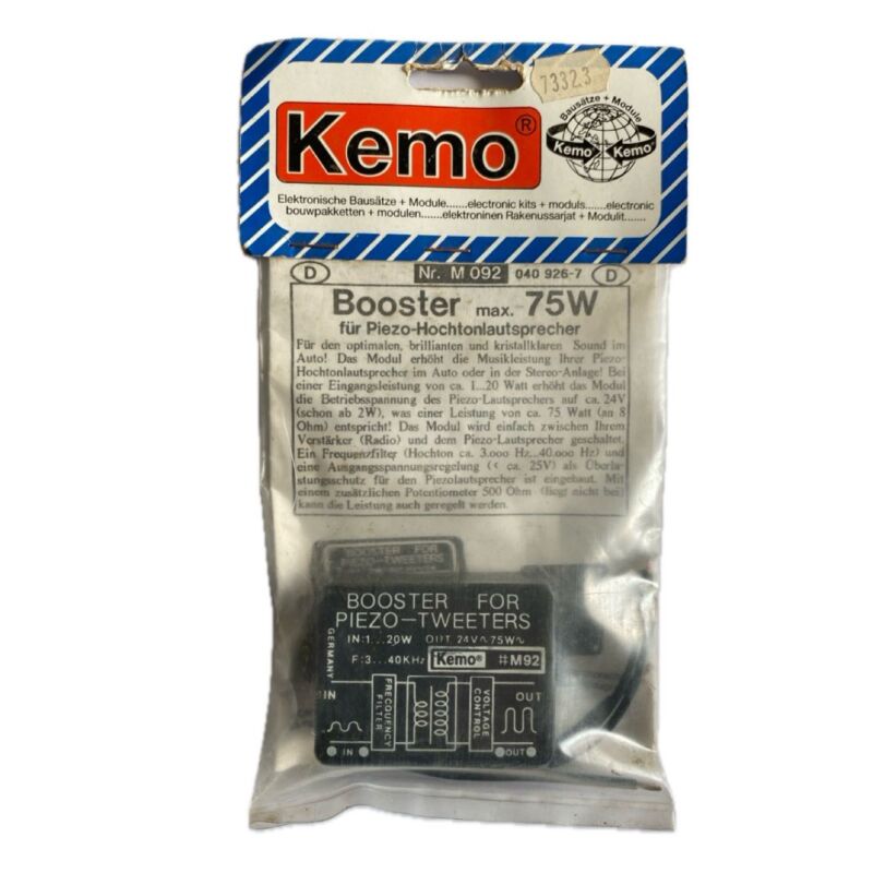 Kemo kit Booster for Piezo Tweeters 75W (M092)