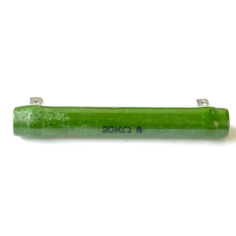 Resistor - 20K Ohm - 16W - wirewound - 61x9mm