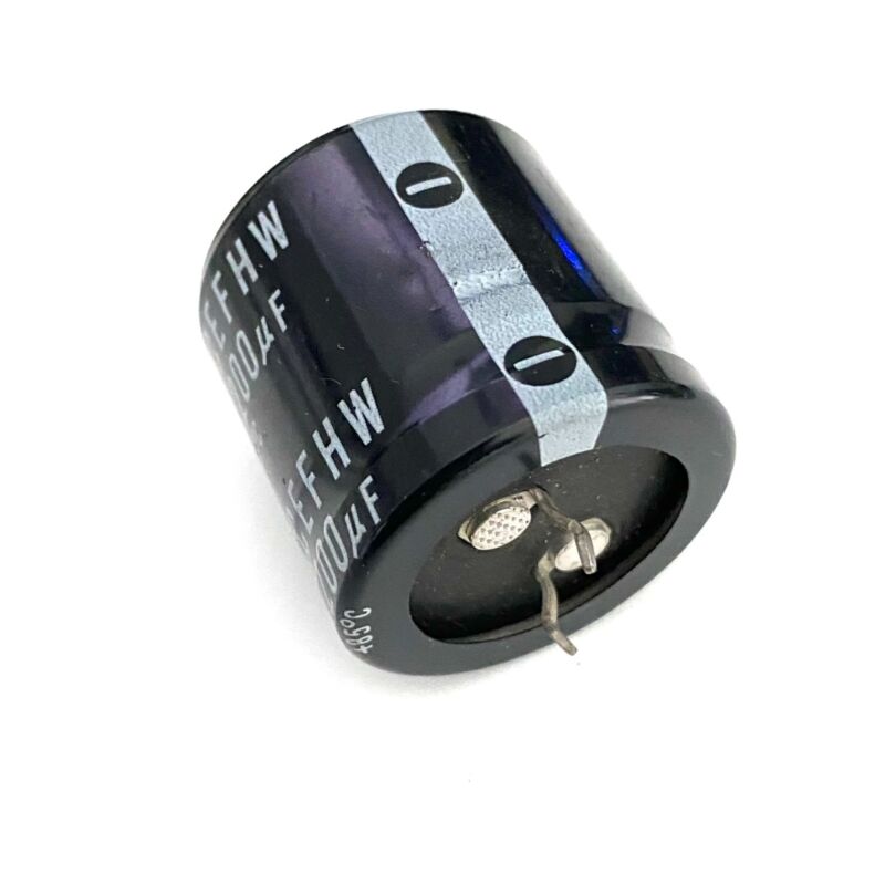 Marcon (Toshiba) CEFHW Capacitor - 2.200uF - 63V - 85°C - snap-in - 30 x 30 mm.